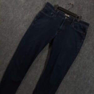 DU/ER L2X Slim Tapered Jeans Mens Fits 36x30 Blue Dark Wash Stretch Denim Pants